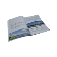 Catalogue personnalisé de haute qualité, reliure de selle, impression de brochures