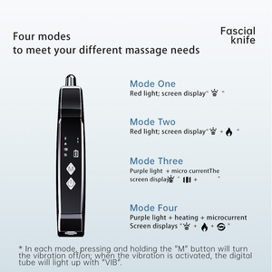 Masseur électrique Gua Sha pour fascia, portable, ABS, avec chaleur et vibrations EMS, 3 modes, pour la récupération musculaire et le soulagement des douleurs - Product Image 3
