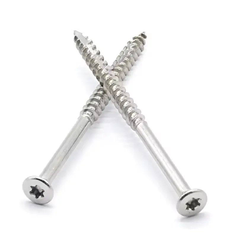 Fine Thread Self tapping pocket hole screw Square Wafer Truss Head Stainless Steel Wood Screw