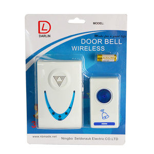 Beyaz karşılama Chinme kablosuz erişim kontrol sistemi kapı zili ofis ev elektrikli kapı zili kablosuz - Product Image 5