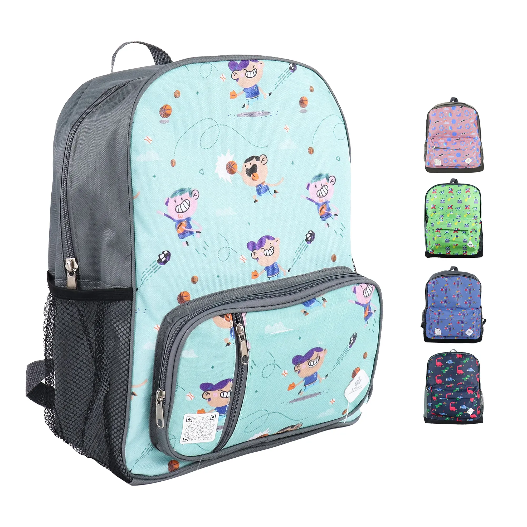 ISO BSCI eco friendly custom kids school bags for boys girls oem printed school bag backpack school bags girls