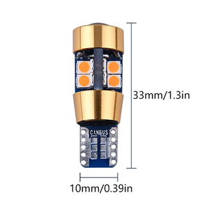 19SMD 3030-type SMD LED Chip pour voiture Ampoule LED <span class=keywords><strong>T10</strong></span> 12V LED Signal Light Amber Lights Position Lamp Parking City Light - Product Image 5