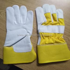 Gants de travail anti-chocs ISONZ Gants de sécurité en cuir de vachette - Product Image 1