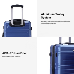 Maletas, заводская цена, индивидуальный чемодан для путешествий, чемодан из АБС-пластика, легкий чемодан для ручной клади - Product Image 4