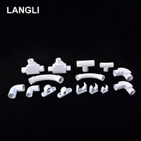 Clip de tuyau en PVC plastique 16/20/25/32/40 mm, support de tuyau d'arrosage de jardin, serrage de tube en U, fixation de tuyau