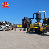 Déchiqueteur de matériaux en cuivre, équipement de recyclage HMS, ligne de recyclage des jantes en aluminium et des ferrailles