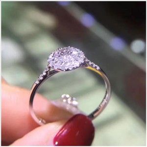 Joyería <span class=keywords><strong>de</strong></span> la boda <span class=keywords><strong>de</strong></span> oro Real <span class=keywords><strong>de</strong></span> 18K anillo <span class=keywords><strong>de</strong></span> diamante <span class=keywords><strong>de</strong></span> mujer anillo <span class=keywords><strong>de</strong></span> compromiso en oro blanco - Product Image 3