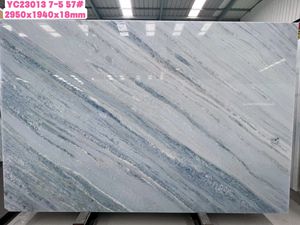 Mármol azul de lujo natural, venas blancas divididas, <span class=keywords><strong>cocina</strong></span>, baño, pared, Isla, mostrador, tocador, barra de escritorio, bisel superior cortado en tamaño - Product Image 2