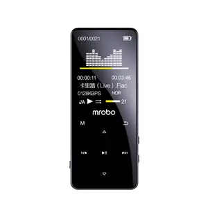 Reproductor de música MP3 A6 para estudiantes, mini walkman portátil con pantalla táctil, tarjeta TF, BT