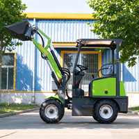 Mini-Lader mit 60V Batterieantrieb, Elektrisch, 4WD, Kompakte Maschine mit Schaufel für Hof, Farm, Gewächshaus, Ranch