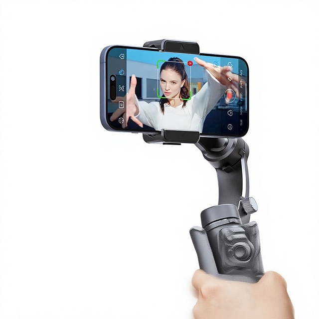 M02 Smart AI Three-Axis Gimbal Stabilizer Mobile Live Streaming Photography Follow-Shooting Shake Reduction Handheld CN