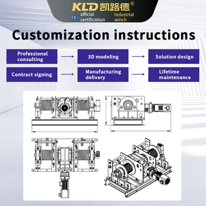 תאומה תוף <span class=keywords><strong>winch</strong></span> מנוע יחיד חבל כפול סנכרון תוף מחורץ עם גלגל מדריך גלגל תעשייתי <span class=keywords><strong>winch</strong></span> oem/odm - Product Image 4