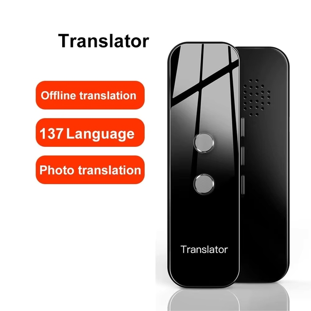 Compact Rechargeable Electronic Translator Pen Instant Arabic Russian for Conference Learning Gift Idea