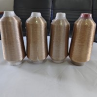 High Tenacity Metallic Yarn 150D MS /MHS zebra Lurex Metallic Yarn for Embroidery