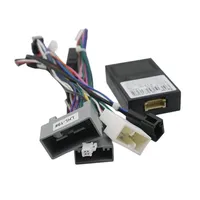 Pour Honda Civic CRV 2012-2015 Android 16pin MP5 lecteur faisceau de câblage câble d'alimentation adaptateur Radio Crod avec boîte Canbus