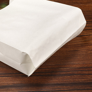 Bolsas de Papel Desechables para Alimentos al por Mayor, 12x20+4cm, para Papas Fritas, Galletas y Bocadillos, Bolsas de Papel Resistentes a la Grasa, Blancas - Product Image 2