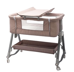 <span class=keywords><strong>Lit</strong></span> bébé en alliage d'aluminium, portable, multifonctionnel, grande taille, pliable, détachable, pour chambre de bébé, extérieur, hôpital - Product Image 1