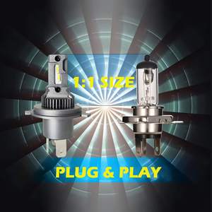 Faro LED halógeno H4 con bombilla de xenón <span class=keywords><strong>para</strong></span> corona de coche y modelo Prius, visibilidad y durabilidad mejoradas - Product Image 5