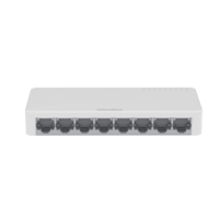 Switch Ethernet de 8 Puertos RJ45 No Administrado con Carcasa de Plástico, 10/100Mbps, Acceso a Internet, Directo de Fábrica