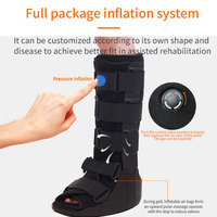 Botte orthopédique à gonflage d'air pour stabiliser la cheville, soulager la douleur et améliorer les situations douloureuses et les blessures du pied
