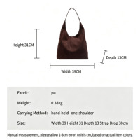 Bolso Tote Acolchado Ligero de Piel Sintética, 20L, Impermeable, con Cierre, para Laptop de 15.6 Pulgadas, para Viajes, Uso Diario, Todas las Temporadas