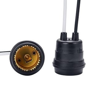 E26/E27 hoàn toàn kín không ướt ổ cắm ánh sáng 103 da dày bì<span class=keywords><strong>a</strong></span> với dây đèn đầu - Product Image 4