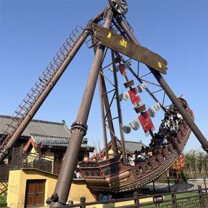 Usine chinoise Équipement de parc d'attractions à bas prix pour enfants Attractive Carnival Ride Trailer <span class=keywords><strong>Pirate</strong></span> Ship Pirates boat - Product Image 4