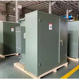 Kuzey amerika pazarı için 1500 KVA 2500KVA Pad monte trafo IEEE standartları