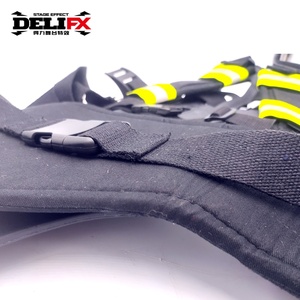 DELIFX accessoires d'effet de scène Cryo CO2 réservoir/bouteille sac à dos noir avec sac à bandoulière de couleur de protection lumineuse pour DJ <span class=keywords><strong>robot</strong></span> <span class=keywords><strong>homme</strong></span> - Product Image 2