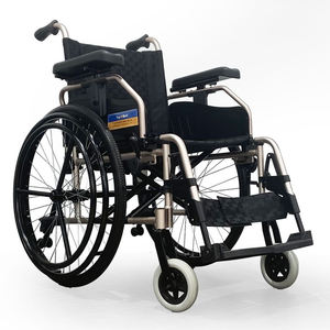 Fauteuil roulant pliant manuel en aluminium léger pour roues à dégagement rapide pour personnes âgées et handicapées Silla De Ruedas - Product Image 1