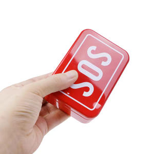 Caja <span class=keywords><strong>de</strong></span> <span class=keywords><strong>Supervivencia</strong></span>, Kit <span class=keywords><strong>de</strong></span> Emergencia, Herramientas <span class=keywords><strong>de</strong></span> <span class=keywords><strong>Supervivencia</strong></span>, Caja Metálica <span class=keywords><strong>de</strong></span> Almacenamiento, Kit <span class=keywords><strong>de</strong></span> Primeros Auxilios SOS, Rojo/Negro/Plateado - Product Image 4