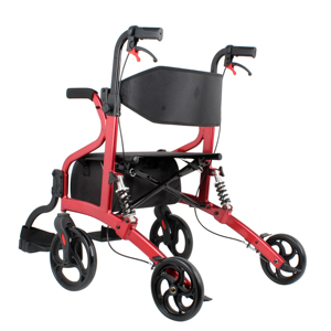 Lightweight Elderly Walking Aid Manual Folding Portable Assistance Four-Wheel Shopping Cart Armrest Can Be <strong>Rollator</strong> - Product Image 4