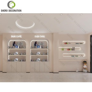 Vitrina Iluminada Personalizada para Perfumes y Fragancias, Mueble de Exhibición de Maquillaje de Alta Gama, Mostrador de Exhibición para Tienda de Cosméticos - Product Image 2
