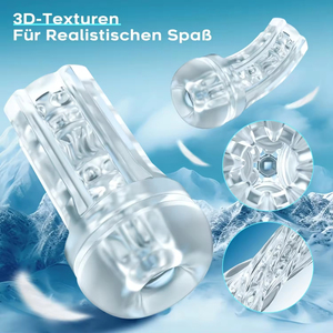 Elektrische Masturbator Cup 10 Vibraties met 10 Zuigstanden, Seks Speelgoed voor Mannen <span class=keywords><strong>Solo</strong></span> Seks Speelgoed Masturbatie - Product Image 3