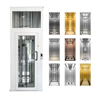 Ascenseurs domestiques modernes pour l'intérieur, avec fonctionnement fluide, solution résidentielle compacte pour villa de 2 à 7 étages