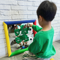 Cermin Sensorik Visual Soft Frame 4 Gelembung Kubah Interaktif, Cermin Sensorik Akrilik Tahan Lama untuk Kebutuhan Khusus