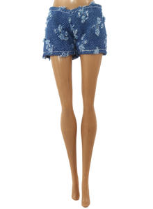 Vente en gros 30cm bébé poupée 1/6 échelle 11-12 pouces poupée Pu imité cuir Shorts pantalons Jean Shorts pantalons pour poupée BB et FR - Product Image 5