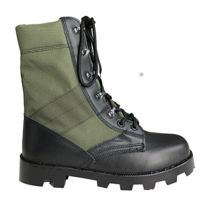 Botas Tácticas TSB910 Personalizadas Verdes Estilo Panamá con Orificios de Ventilación Transpirables - Product Image 2