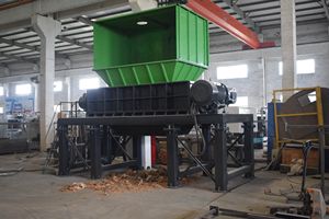 Ligne de traitement de déchets métalliques à grande capacité Shengzhong – Grand <span class=keywords><strong>broyeur</strong></span> à double arbre pour le recyclage des aciers usagés - Product Image 2