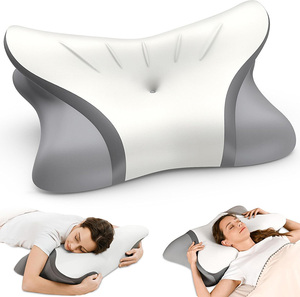 Bantal busa memori pendingin ergonomis, bantal ortopedi kontur samping tempat tidur, mengurangi nyeri leher tengkuk - Product Image 1