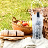 Sac isotherme à vin Sac de gel pour bouteille de bière Refroidissement instantané et garde votre boisson froide Garder au frais et refroidir le vin de champagne