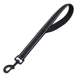 Correas de entrenamiento para mascotas de tráfico acolchadas fuertes, asa acolchada de nailon reflectante con Clip de Metal, correa corta para perros de alta resistencia - Product Image 1