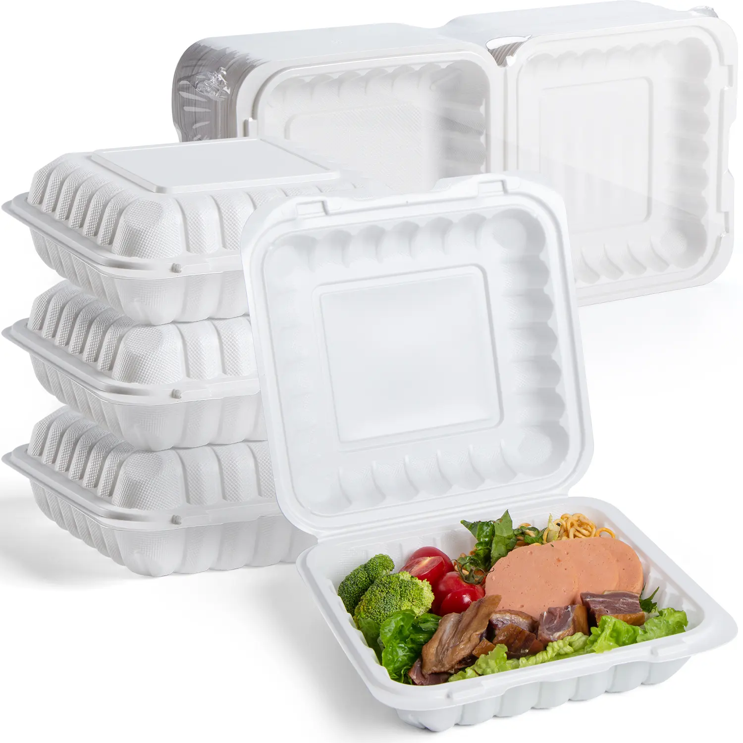 YANGRUI 803 34 Unzen Restaurant Mahlzeitsvorbereitungsbehälter Schlussverkauf tragbare gehänge Plastikboxen für Speisenlieferung Mittagessen Bento-Box