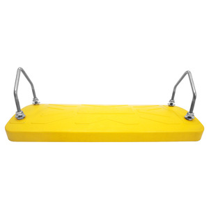 Tabla de balancín de goma de 44x17x3.5cm con placa de acero para equipos de juegos al aire libre, capacidad de carga de 500 libras - Product Image 2