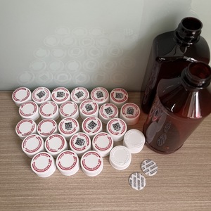 473ml 16OZ wockhardt plastic bottle with CRC Cap cough syrup sticker label
