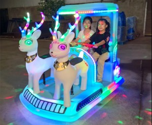Voiture tamponneuse électrique <span class=keywords><strong>Captain</strong></span> America à LED RGB, adorable voiturette pour enfants pour les marchés nocturnes, les places et les parcs - Product Image 4
