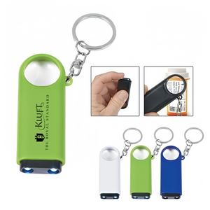 أداة 2 في 1 مطبوعة مخصصة 2 أضواء ليد بيضاء مشرقة ومكبر مفيد. اضغط على الطرف لتشغيل أو إيقاف تشغيل الضوء. - Product Image 6