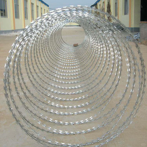 Alambre de púas de doble hélice galvanizado de alta calidad para cercas de plantas químicas, con recubrimiento en caliente y larga vida útil - Product Image 6