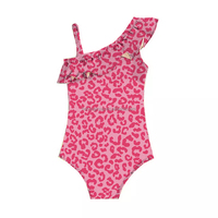 Maillot de bain une pièce à manches volantées pour filles UPF 50 + Protection solaire Maillot de bain à volants Maillot de bain bébé fille
