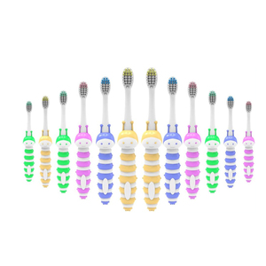 Cepillo de Dientes Infantil STELLAR Azul 2026, Venta al Por Mayor de Fábrica, Mango de Dibujos Animados Personalizado en PP+TPR, Cerdas Medianas, Uso Doméstico - Product Image 1